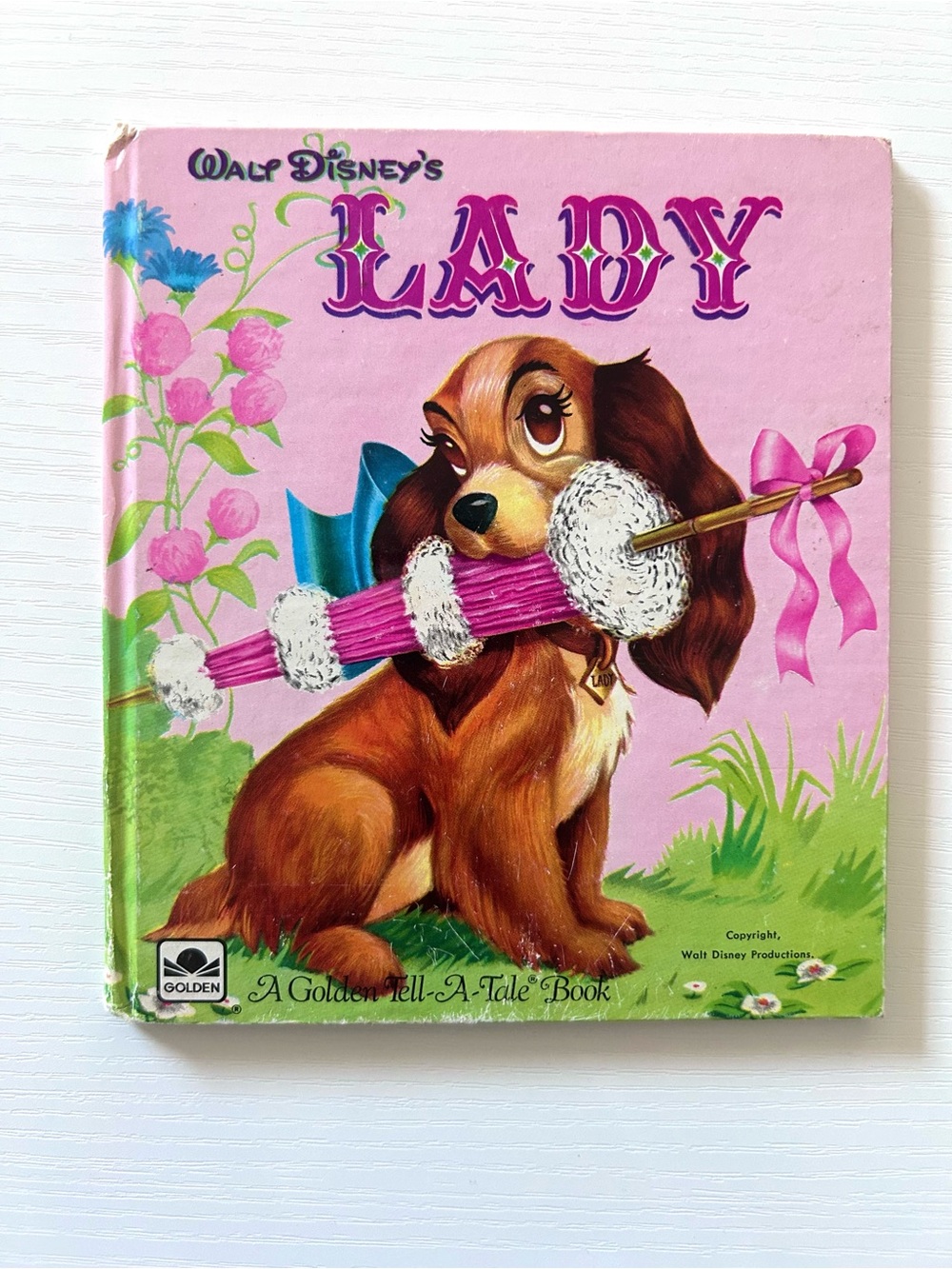 2 for $15 VINTAGE Disney A Golden Tell- A -Tale Book “Lady”